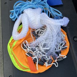 6 Feet Radius Saltwater Fishing Cast Net for Bait Trap