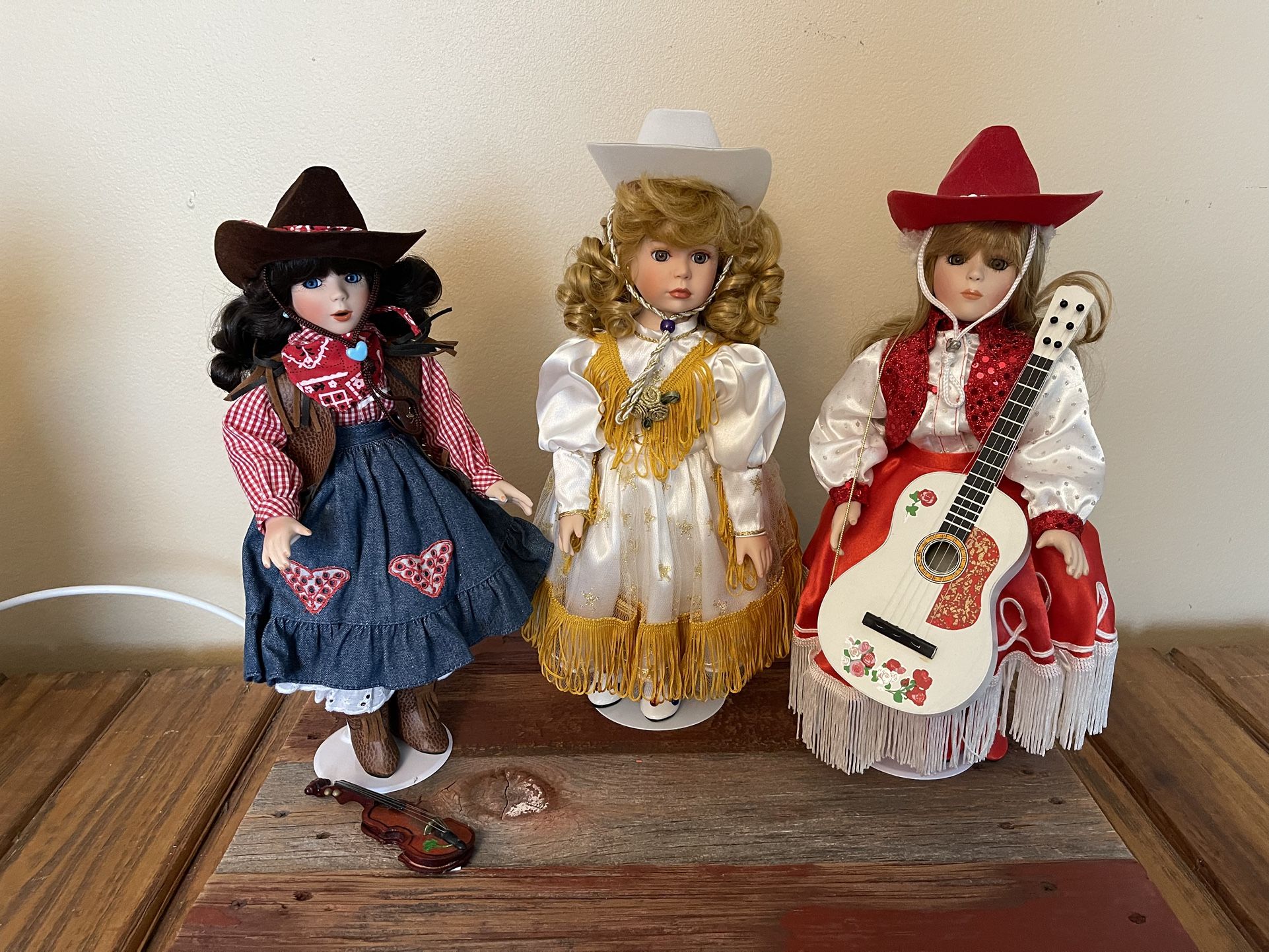 Collectible Musical Porcelain Dolls