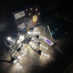 Solar Patio String Lights NEW