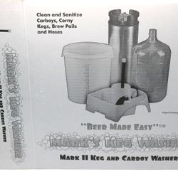 Mark’s keg washer