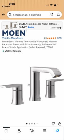 Two-Handle Widespread Lavatory Faucet