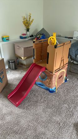 Radio Flyer Play & Fold Away Pirate Ship, Toddler Climber, Kids Playhouse for Ages 2-5
