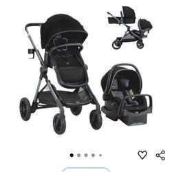 Pivot Xpand Modular Travel System with LiteMax Infant Car Seat With Stroller