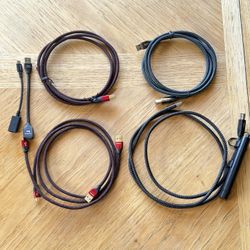 Audioquest USB  Cables Cinnamon Carbon  Coffee  Dragon Tail Dragontail   