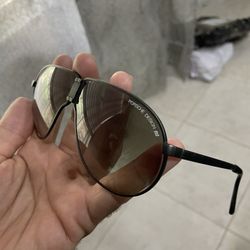 Vintage Carrera Porsche Design Sunglasses folding black frame 