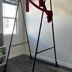 Foldable Pull Up Bar, Aerial Yoga Stand, Frame For Hammock (Indoor/Outdoor)