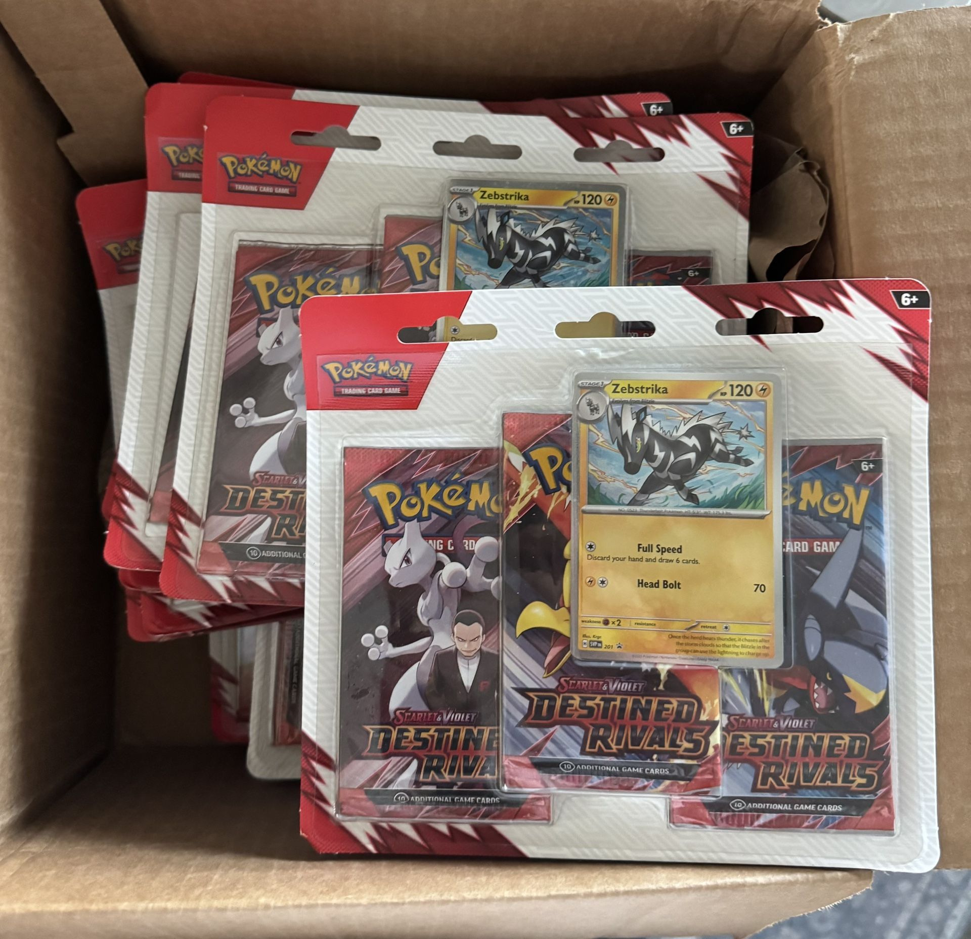 Pokemon Destined Rivals 3 Pack Blister 