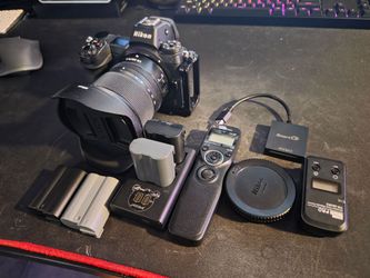 Nikon Z6 with 14-30mm lens and accessories
