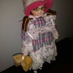 Porcelain collectible doll
