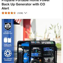 12,000/9500 Watt Dual Generator 