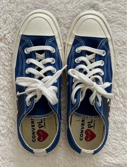 Converse x CDG Play Chuck 70 Ox low blue quartz men’s 5 / women’s 7