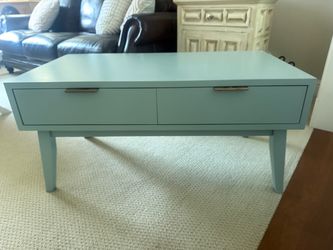 Mid-Century Modern Coffee Table with Drawers