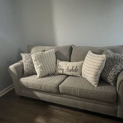 Gray Sleeper sofa