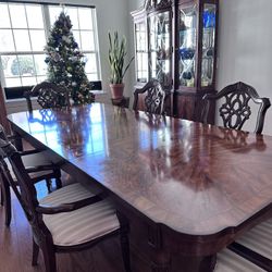 Dining Table And Hutch