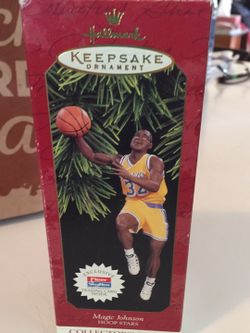 Magic Johnson Hallmark ornament