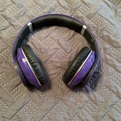 Beats By Dre Wireless Headphones Purple