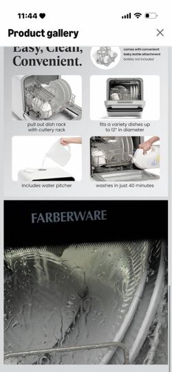 Visit the Store, Farberware Farberware Visit the Store 4.2 4.2 out of 5 stars (3,630) Farberware Portable Countertop Dishwasher with 5-Liter Built-in