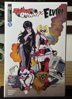 HARLEY QUINN X ELVIRA #2 DC COMICS 2025 NM