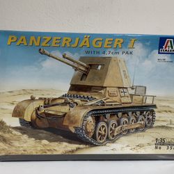 Italeri ~ Panzerjager I with 4.7cm PAK ~ 1/35 Scale Model Kit 358 ~ SEALED
