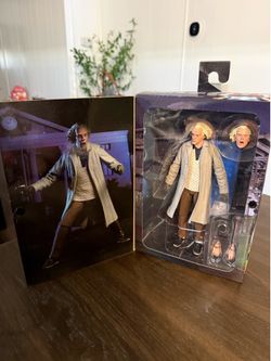 NECA Back to the Future Ultimate Doc Brown 1955 Action Figure 35th Anniversary