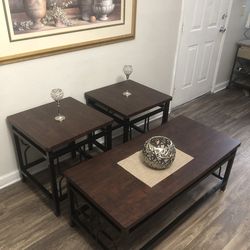 Crown Mark Furniture Like New Coffee Tables Set