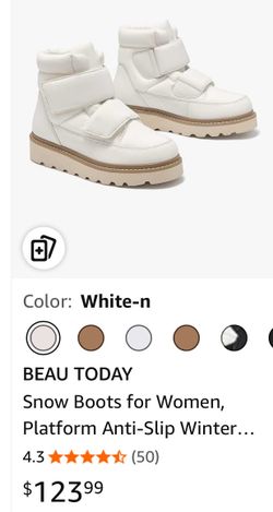 BEAU TODAY Snow Boots for Women