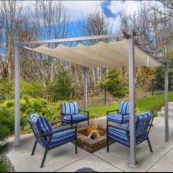 Patio Pergola 10 x 10 Gazebo for Outdoor Garden or Deck