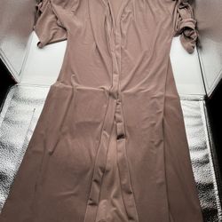 Firefly Open Front Brown Cardigan Size Medium