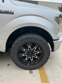 Off of a 2015 F-150. Size 20’s