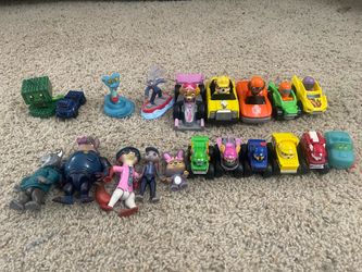 Zootopia and paw patrol toys $20