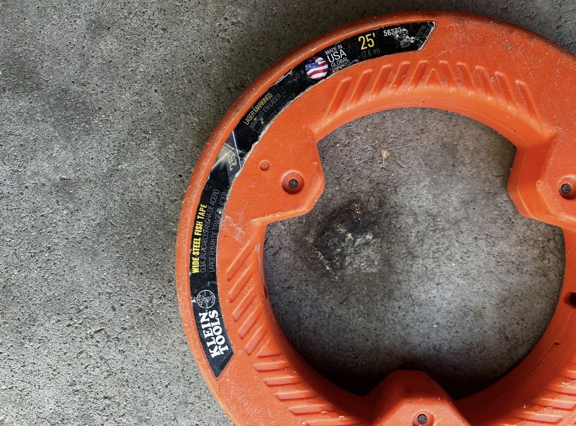 Klein Tools Wide Steel Fish Tape- 25’