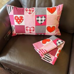 Valentine’s Day Pillowcases 12 X 20