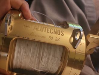 Alu TECNOS ALBACORE 50 2 SPEED SALTWATER FISHING REEL