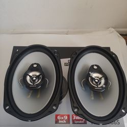 KENWOOD 1 PAIR 6×9 3 WAY 400 WATTS CAR SPEAKER ( BRAND NEW PRICE IS LOWEST INSTALL NOT AVAILABLE )
