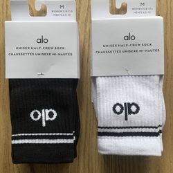 Alo Socks Black & White 