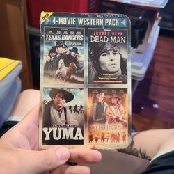 Dead Man/Texas Rangers/Yuma/Once Upon a Texas Train DVD New Sealed 