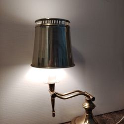  Desk Lamp/ Antique Brass Piano Style