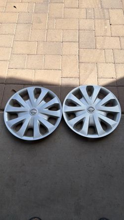 OEM Nissan 16” Hubcaps Wheel Covers Set of 2