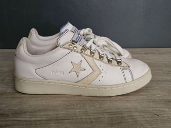 Converse pgLang x Pro Leather Low White Vaporous Gray A00692C Size 7 Kendrick