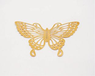 ✨ Gold 3D Butterfly Decorations — 12 Pack | Wedding & Party Decor