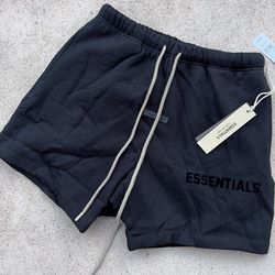 Black Essentials Shorts S-XL