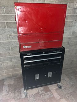3-tier Metal Mixmatch Toolbox *No Keys*