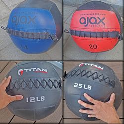 12, 14, 20, 25lbs Soft Shell Medicine Ball (See Inside Posting)