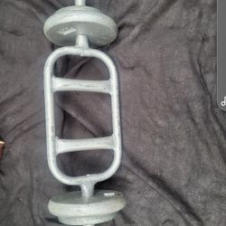 mini  tricep Bicep Bar  n weights