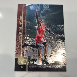 12 different big Michal Jordon cards