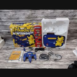 Pokemon  
Special edition Nintendo 64 console 
