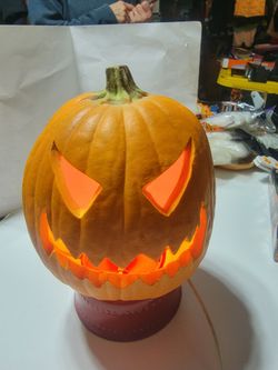 Light Up Pumpkin Vintage