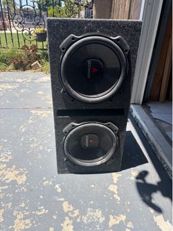 (2) Kenwood 12” subwoofer w/ box