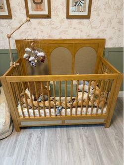 NAMESAKE Eloise 4-in-1 Convertible Crib + Mattress + Waterproof Cover