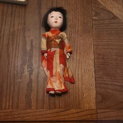 Old Oriental Asian Doll